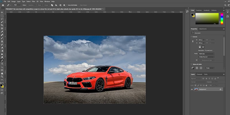 Car Color Change in Photoshop - Graphic Experts International